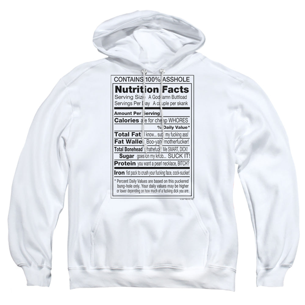 100% Asshole Mens Hoodie White T-Shirts, Sweatshirt | CiraTrend.com (Image 1)