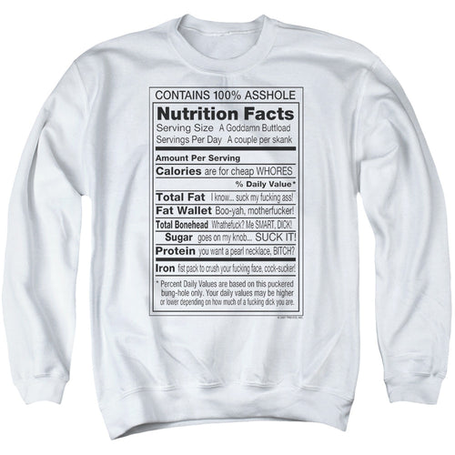 100% Asshole Mens Crewneck Sweatshirt White T-Shirts, Hoodie | CiraTrend.com