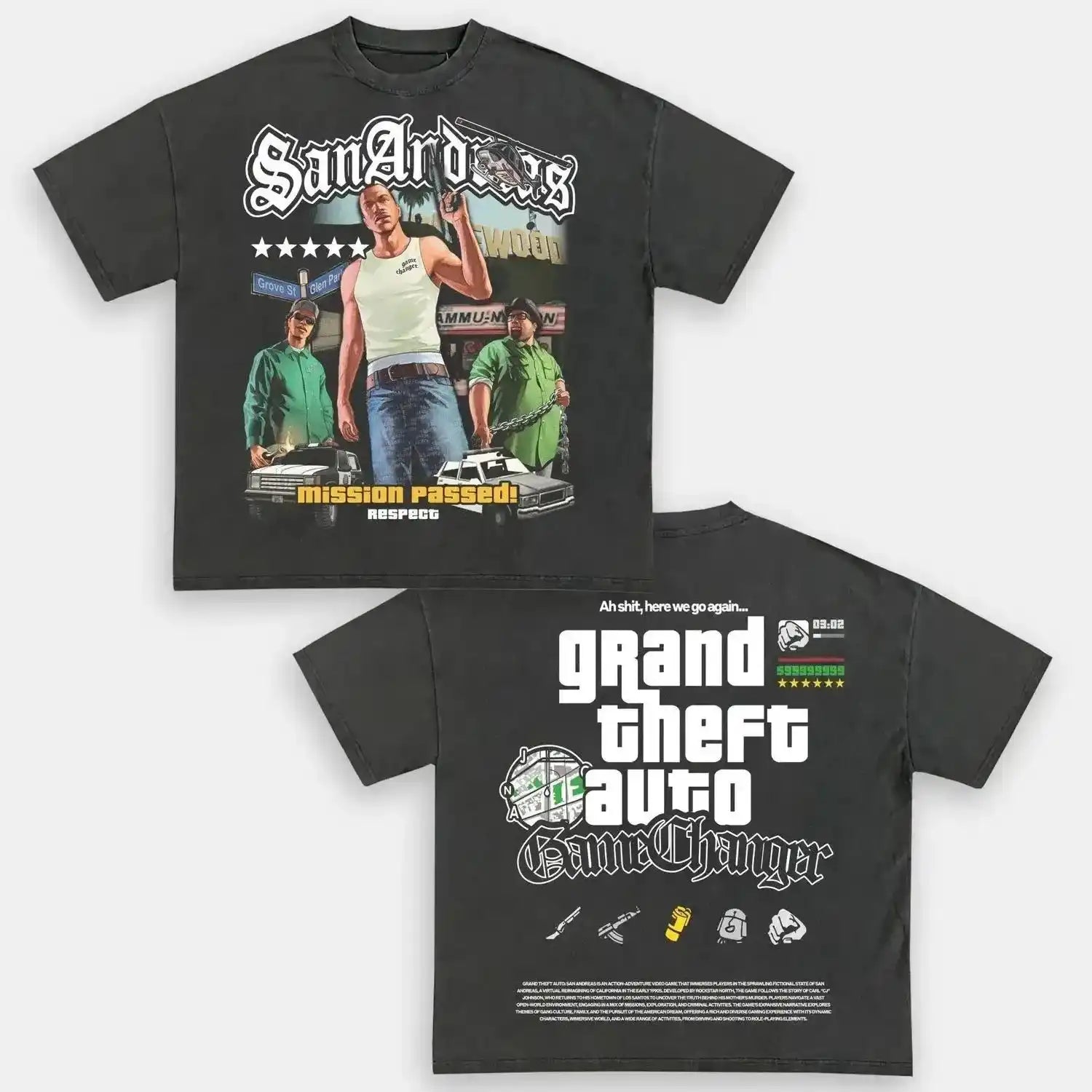 GTA SAN ANDREAS TEE - [DS] Hoodie, Sweatshirt | CiraTrend.com (Image 4)
