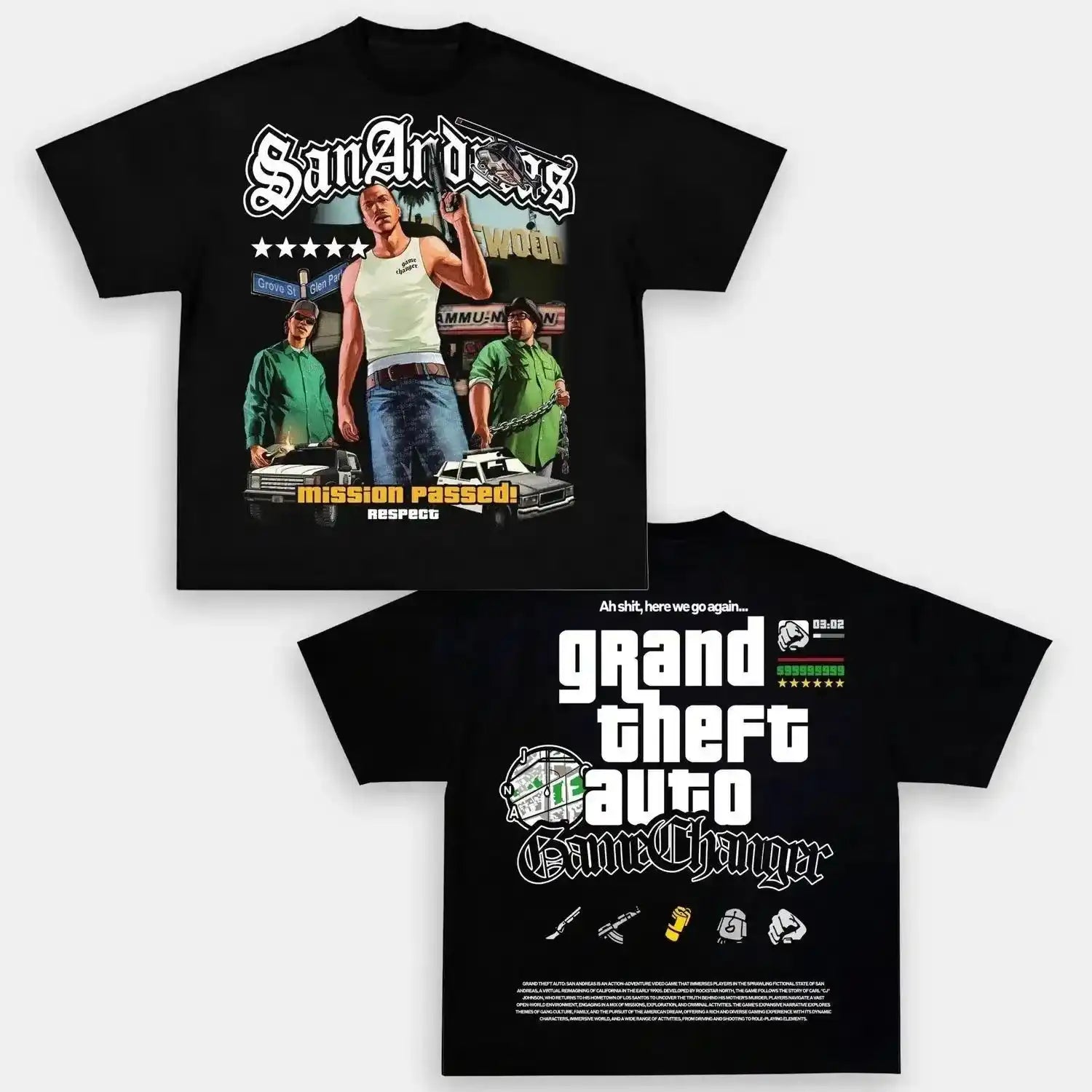 GTA SAN ANDREAS TEE - [DS] Hoodie, Sweatshirt | CiraTrend.com (Image 3)