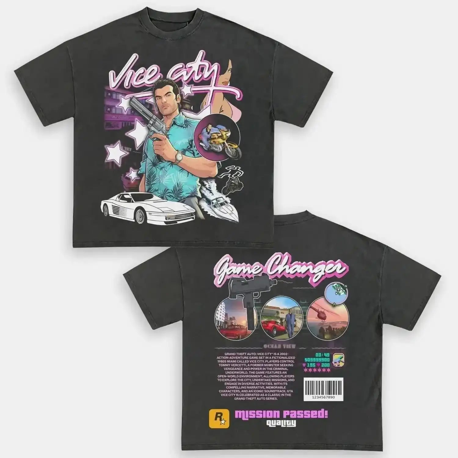 GTA VICE CITY TEE - [DS] Hoodie, Sweatshirt | CiraTrend.com (Image 2)