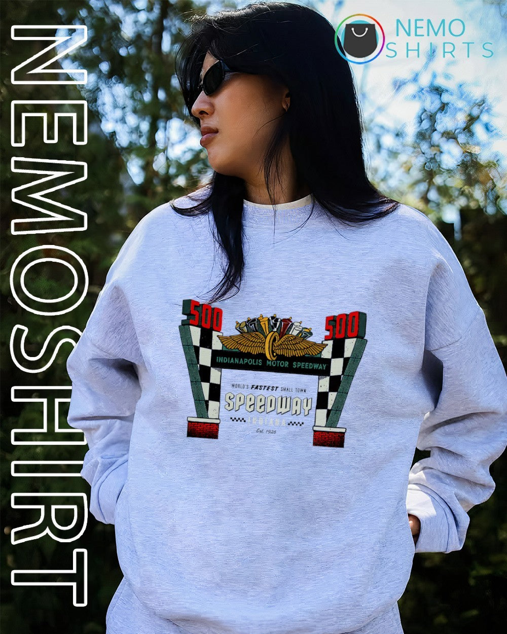 Gates of Speedway 500 Indianapolis est 1926 world’s fastest small town shirt