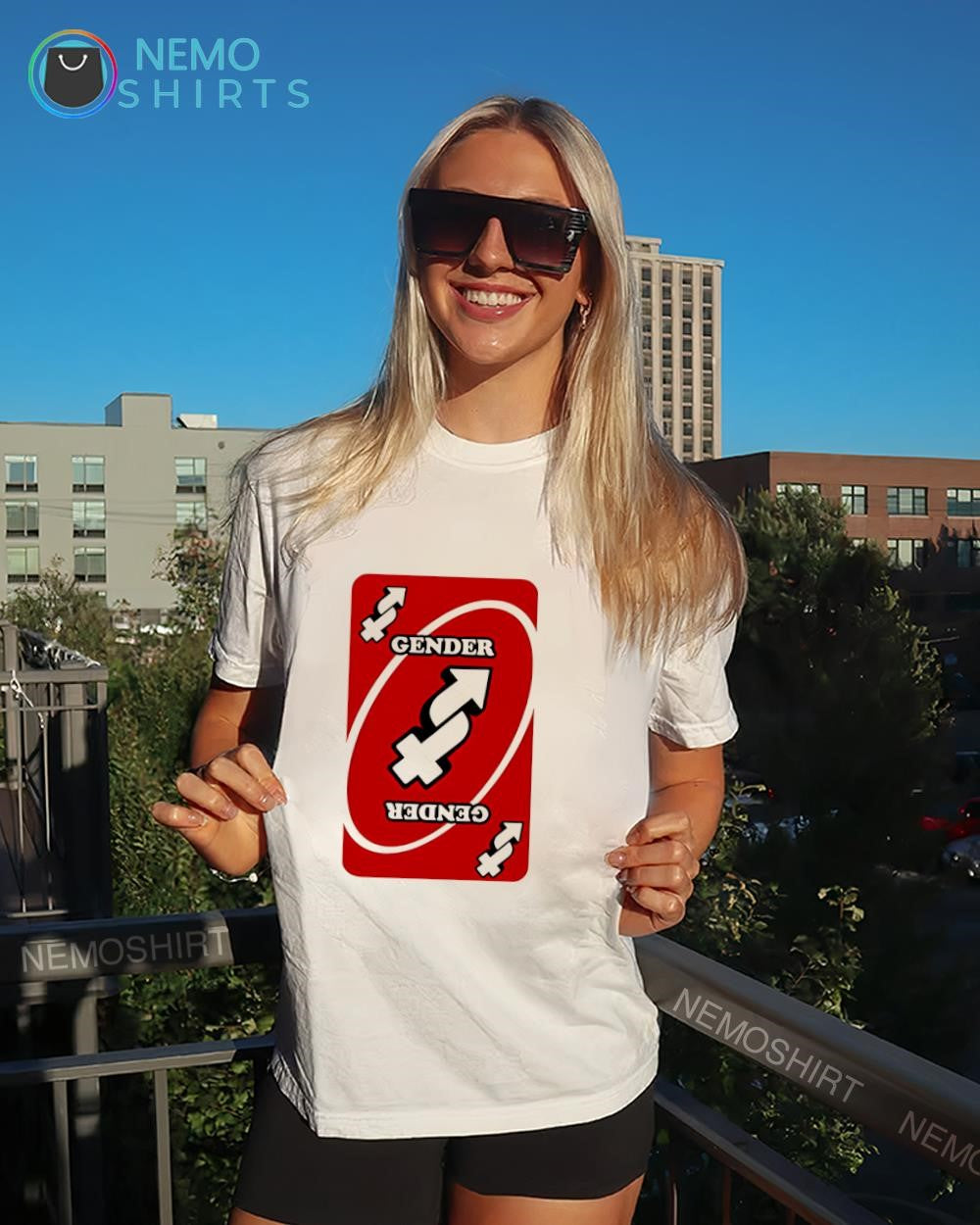 Gender Uno Reverse card shirt