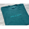God is Good T-Shirt - Embroidered Comfort Colors T-Shirt - Embroidered T-Shirt -Trending Shirts-Choose your own thread...