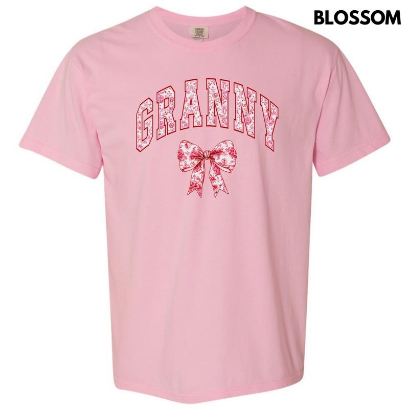 Granny Red Ginger Jar Florals Comfort Colors T-Shirt 'NLB' Hoodie, Sweatshirt | CiraTrend.com