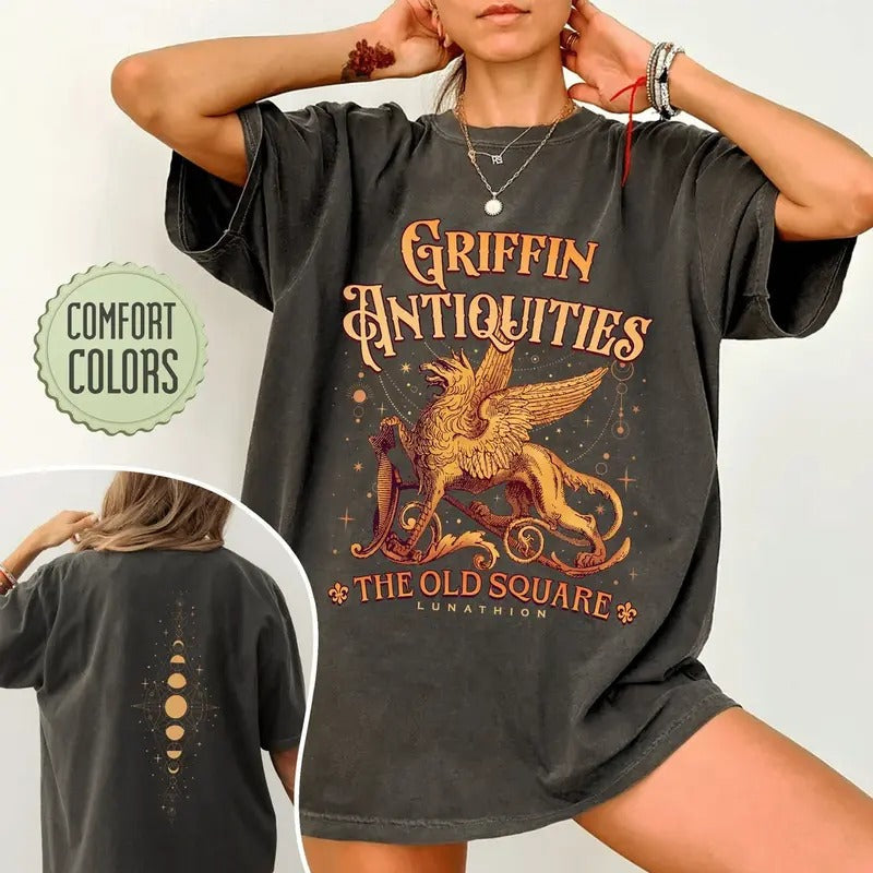 Griffin Antiquities Crescent City Comfort Colors T-Shirt, Lunathion Shirt, Bryce Quinlan T Shirt, House Of Earth And...