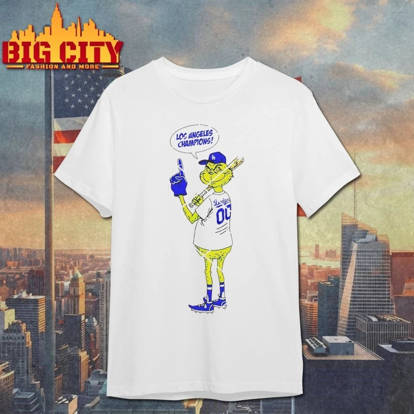 Grinch Christmas Los Angeles Dodgers Champions 2025 shirt
