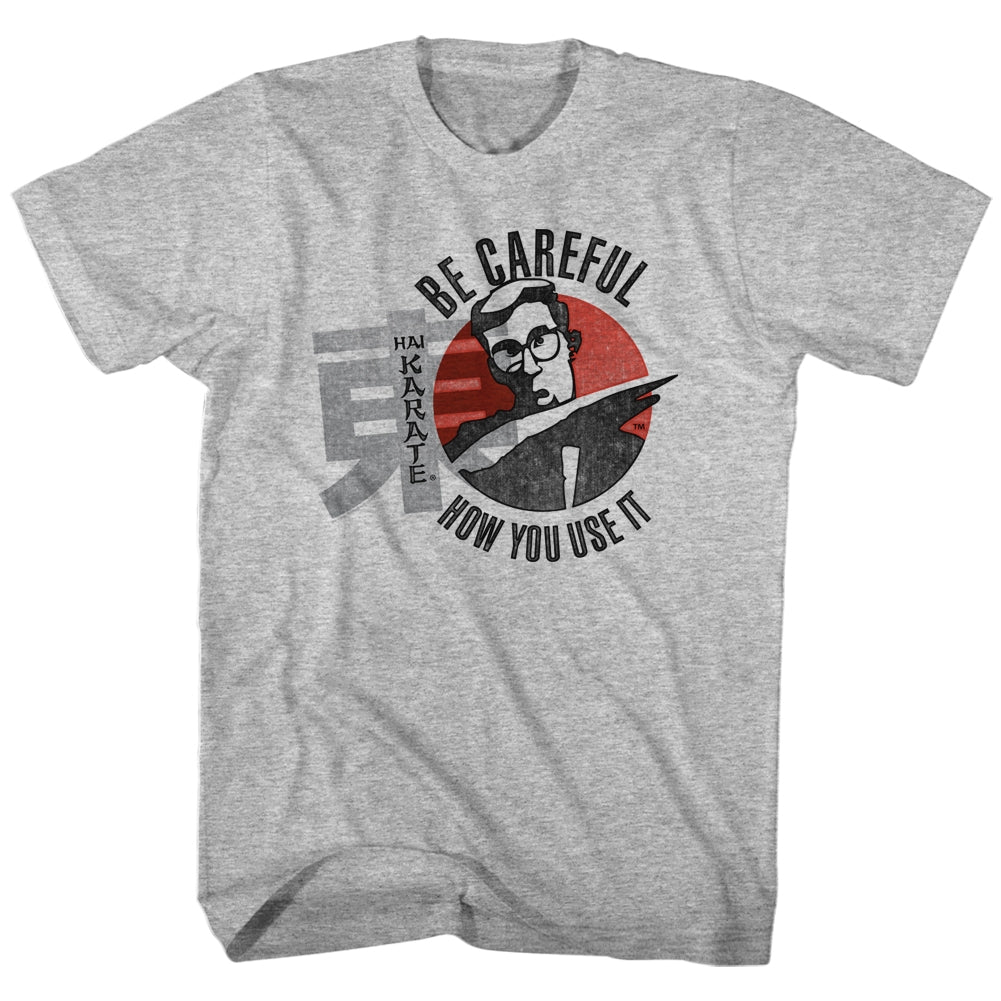 Hai Karate Mens S/S T-Shirt - Careful - Heather Gray Heather Hoodie, Sweatshirt | CiraTrend.com
