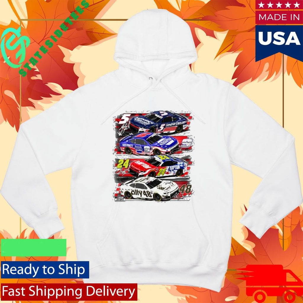 Hendrick Motorsports 4-Car Patriotic Shirt