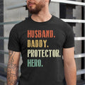 Husband Daddy Protector Hero Shirt, FatherS Day Gift, Fatherhood Shirt, Best Dad Ever Shirt, Dad Shirt, Daddy Sweatshirt,...
