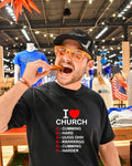 I love church cumming hard uugg ohh rrr cumming harder shirt