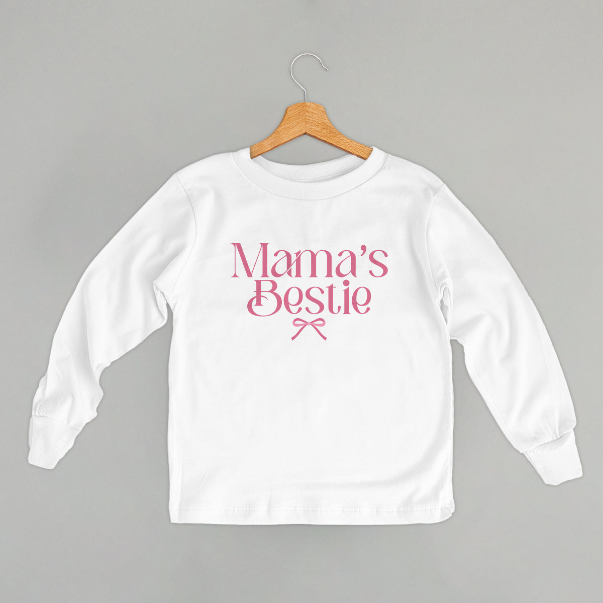 Mama's Bestie Pink Bow (Kids) T-Shirts, Hoodie, Sweatshirt | CiraTrend.com (Image 5)