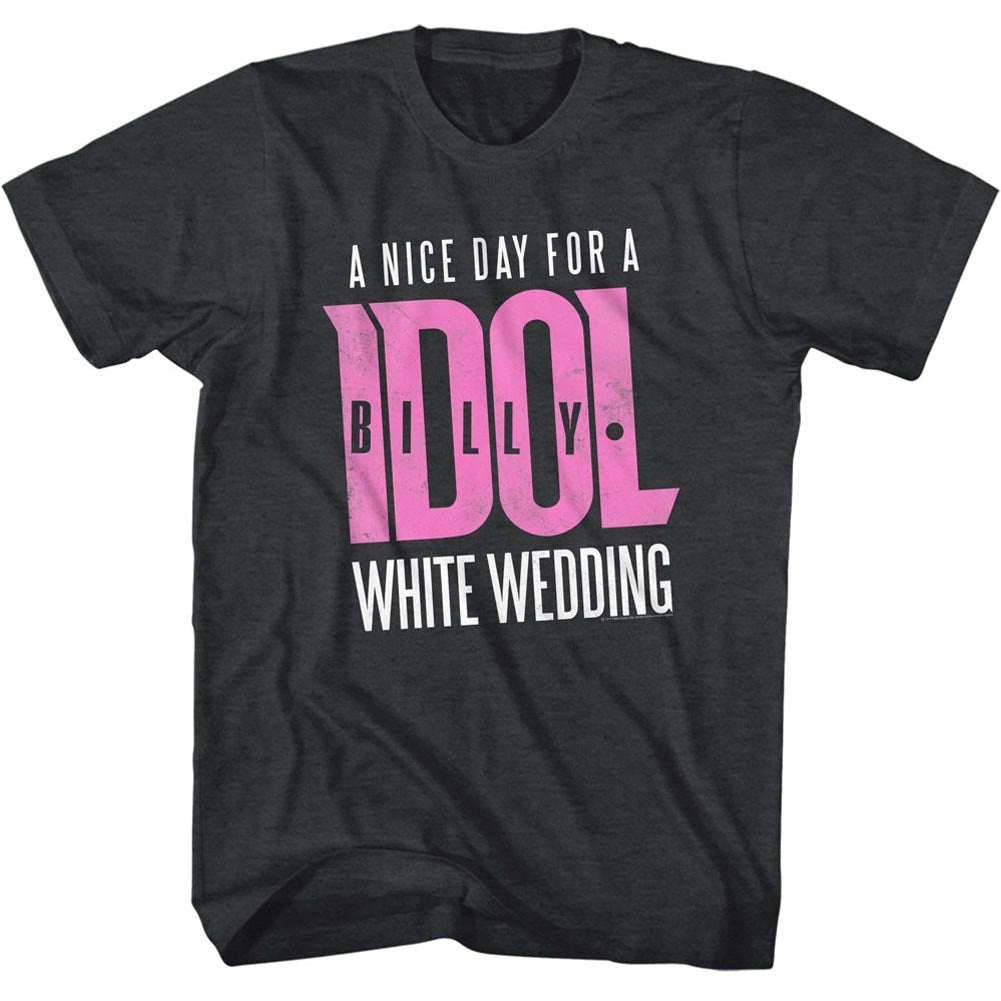 Billy Idol Mens S/S T-Shirt - Whitewedding - Heather Black Heather Hoodie, Sweatshirt | CiraTrend.com