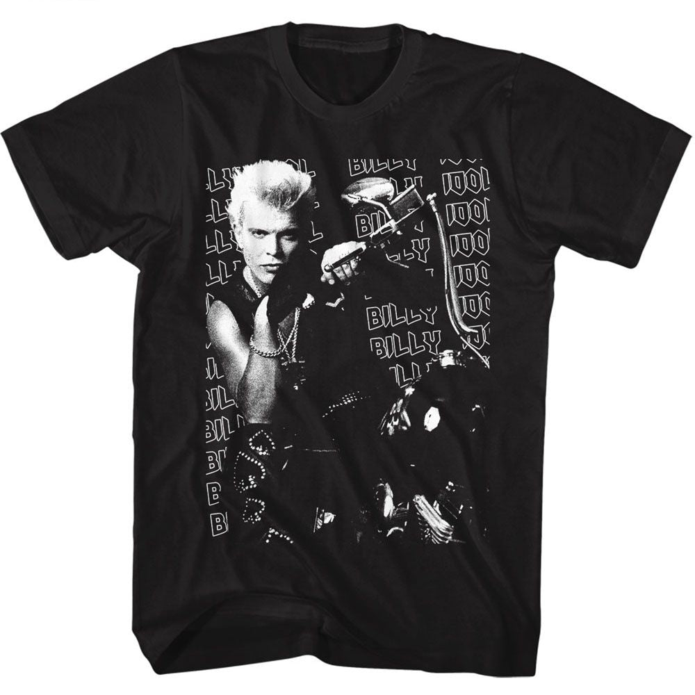 Billy Idol Motorcycle Photo Official T-Shirt Hoodie, Sweatshirt | CiraTrend.com