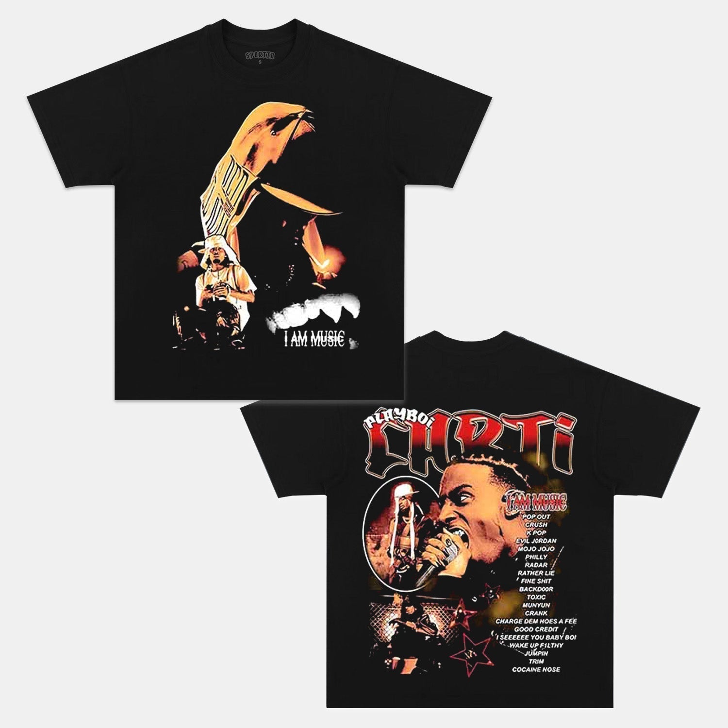 I AM MUSIC PLAYBOI CARTI TEE Hoodie, Sweatshirt | CiraTrend.com (Image 3)