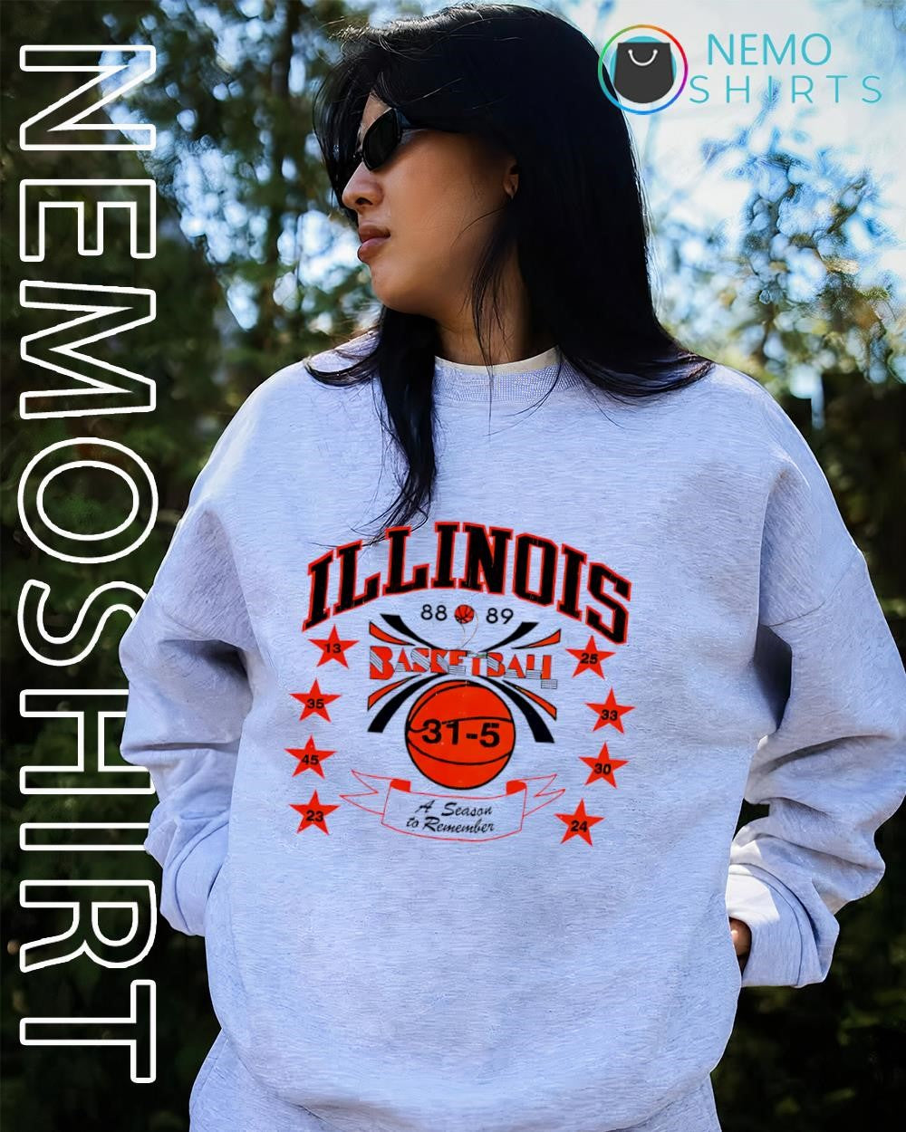 Illinois Fighting Illini basketball a season to remember 88-89 shirt
