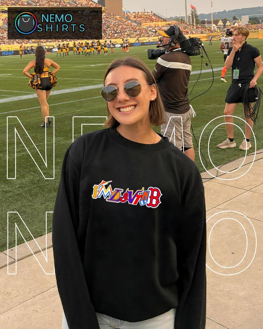 ImLivinB All Pro mashup logo sports team shirt
