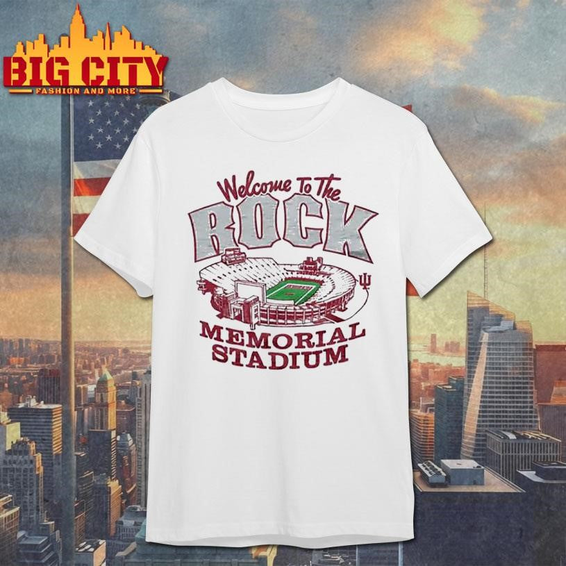 Official Indiana University Memorial Stadium Welcome To The Rock Shirt