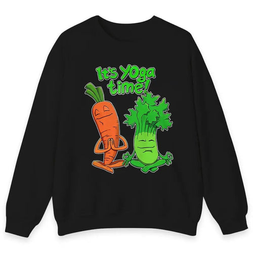 It's Yoga Time Funny Shirt Hoodie, Sweatshirt | CiraTrend.com