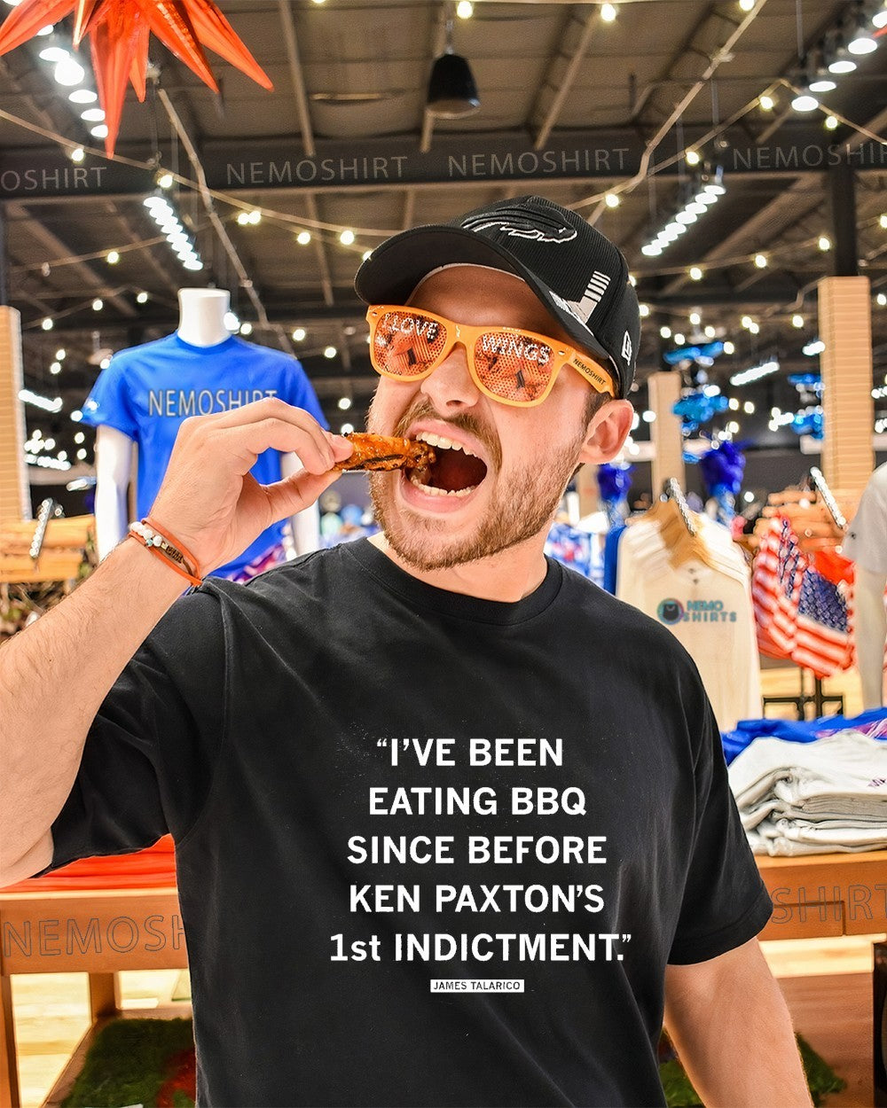 I’ve been eating BBQ since before Ken Paxton’s 1st indictment James Talarico shirt