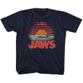 Jaws Youth S/S T-Shirt - Sliced - Solid Navy Hoodie, Sweatshirt | CiraTrend.com