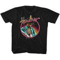 Jimi Hendrix Youth S/S T-Shirt - Neon - Solid Black Hoodie, Sweatshirt | CiraTrend.com