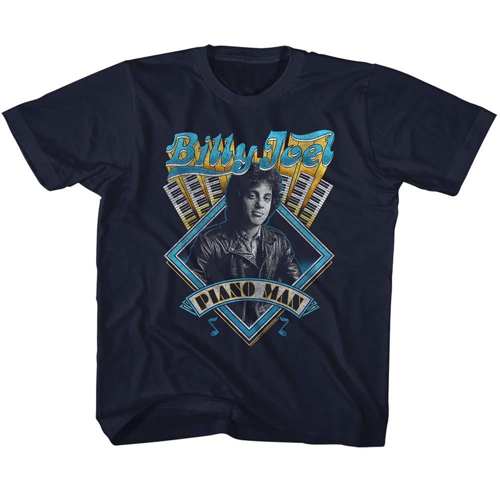 Billy Joel Youth S/S T-Shirt - Billy Joel - Solid Navy Hoodie, Sweatshirt | CiraTrend.com