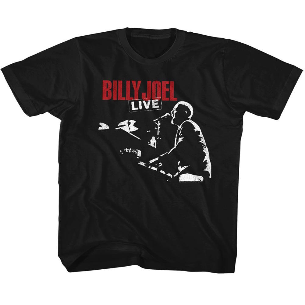 Billy Joel Toddler S/S T-Shirt - 81 Tour - Solid Black Hoodie, Sweatshirt | CiraTrend.com