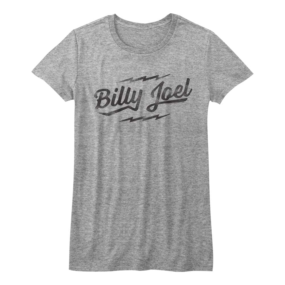 Billy Joel Girls Juniors S/S T-Shirt - Logo - Heather Gray Heather Hoodie, Sweatshirt | CiraTrend.com