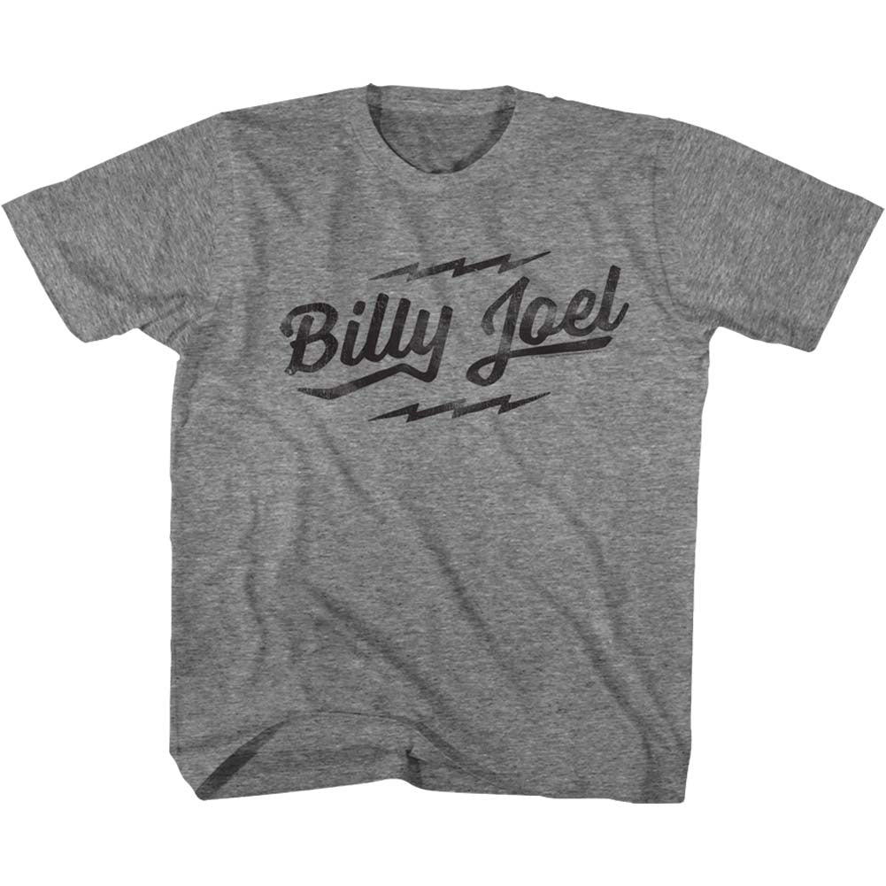 Billy Joel Youth S/S T-Shirt - Logo - Heather Graphite Heather Hoodie, Sweatshirt | CiraTrend.com