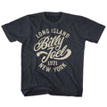 Billy Joel Toddler S/S T-Shirt - Only The Good - Heather Vintage Navy Hoodie, Sweatshirt | CiraTrend.com