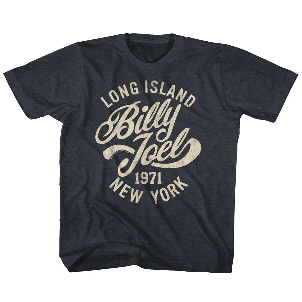 Billy Joel Toddler S/S T-Shirt - Only The Good - Heather Vintage Navy Hoodie, Sweatshirt | CiraTrend.com