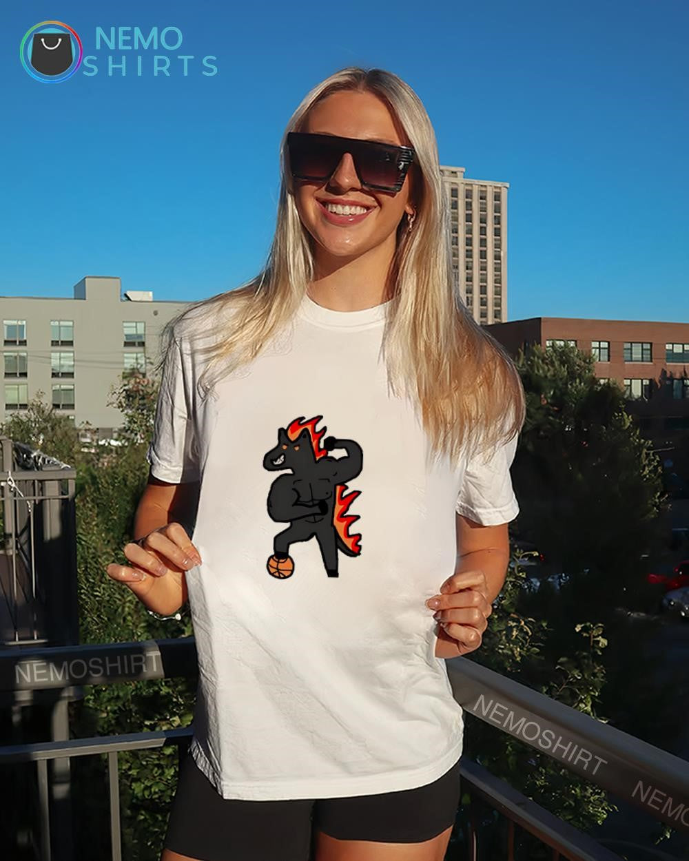 Jacked Pistons basketball character shirt
