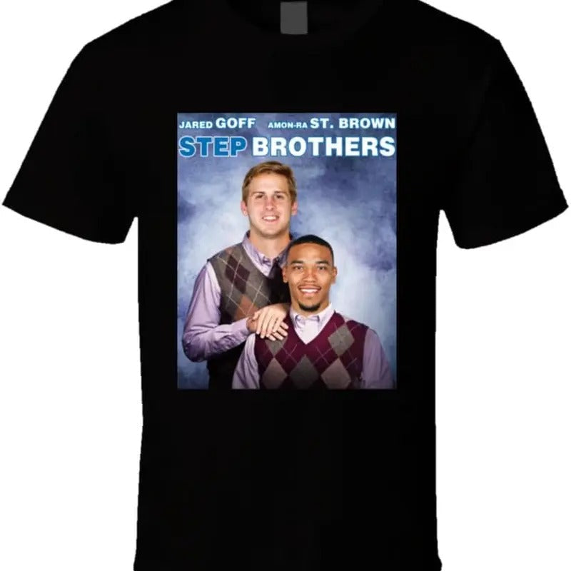 Jared Goff Amon-ra St. Brown Step Brothers Detroit Football Fan T Shirt Hoodie, Sweatshirt | CiraTrend.com