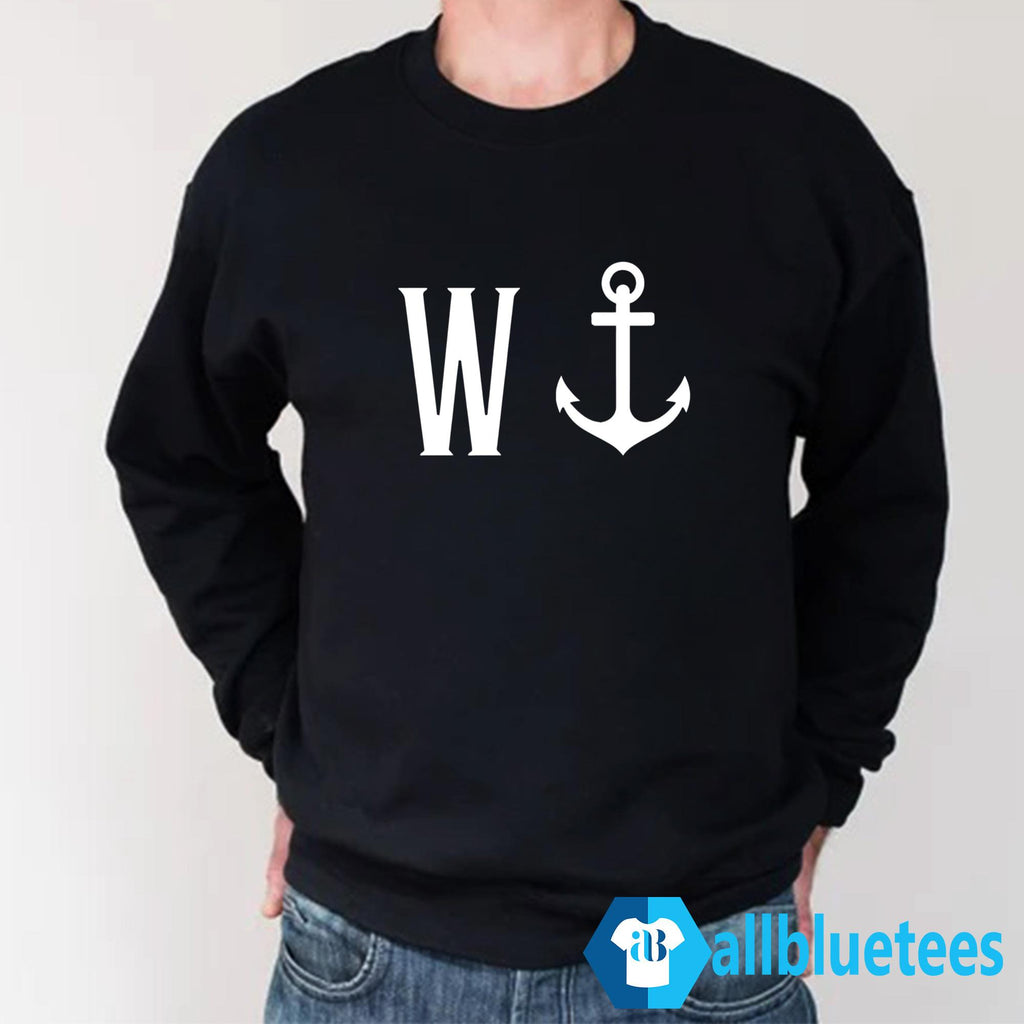 Jeffrey Dean Morgan W Anchor Shirt