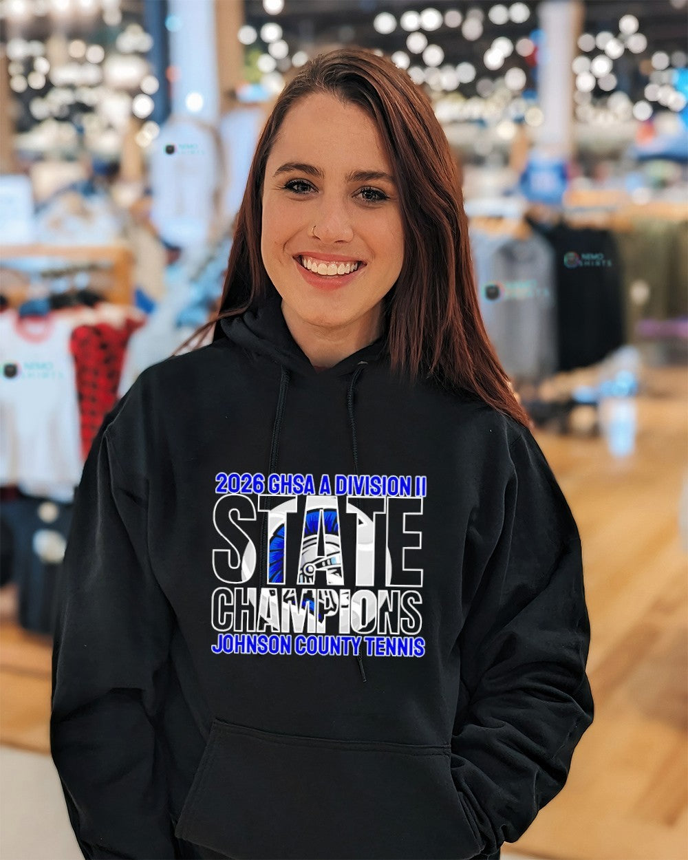 Johnson County Tennis 2026 GHSA Class A Division II State Champions shirt