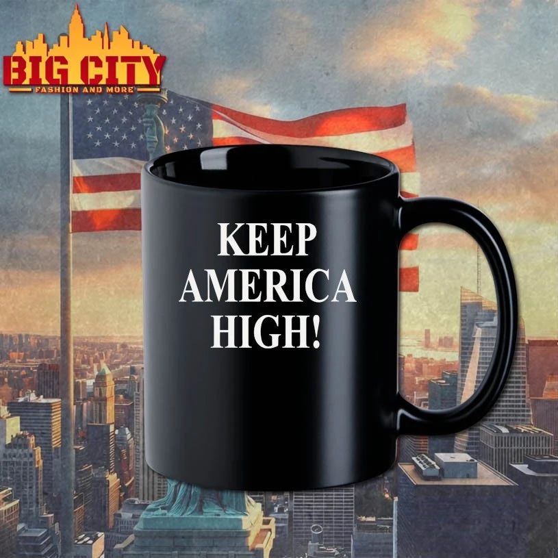Keep America High Bold Patriotic Cannabis shirt
