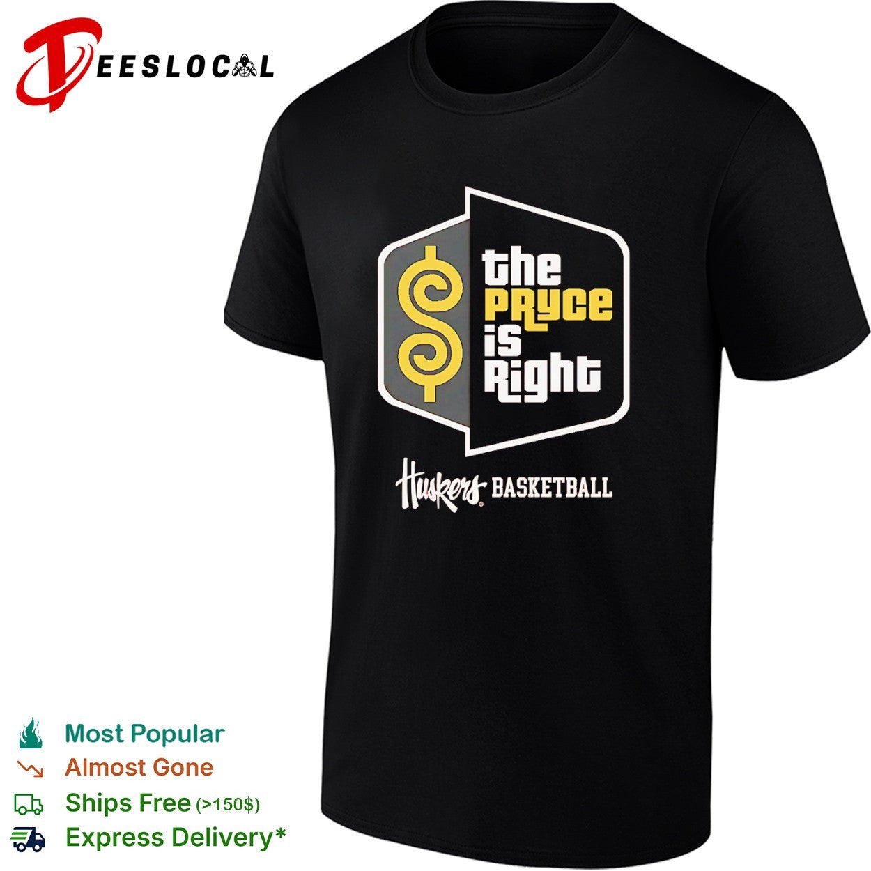 Keisei Tominaga Nebraska Huskers Basketball the Pryce is Right shirt
