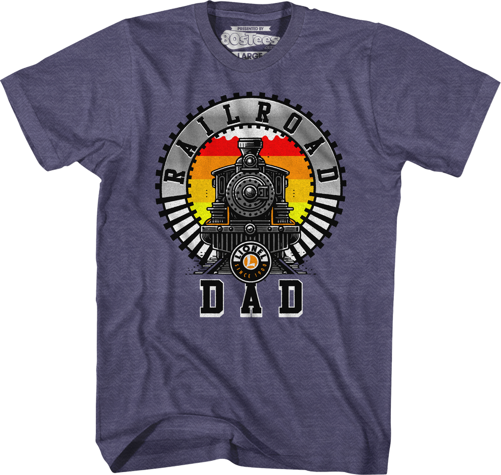 Railroad Dad Lionel Trains T-Shirt Hoodie, Sweatshirt | CiraTrend.com (Image 5)