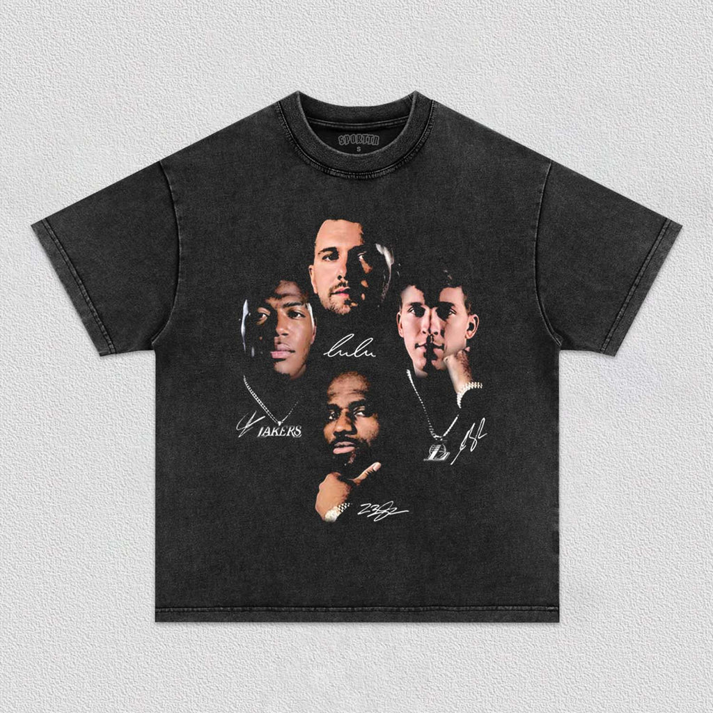 LUKA & JAMES & AUSTIN & RUI LAKERS TEE Hoodie, Sweatshirt | CiraTrend.com (Image 4)