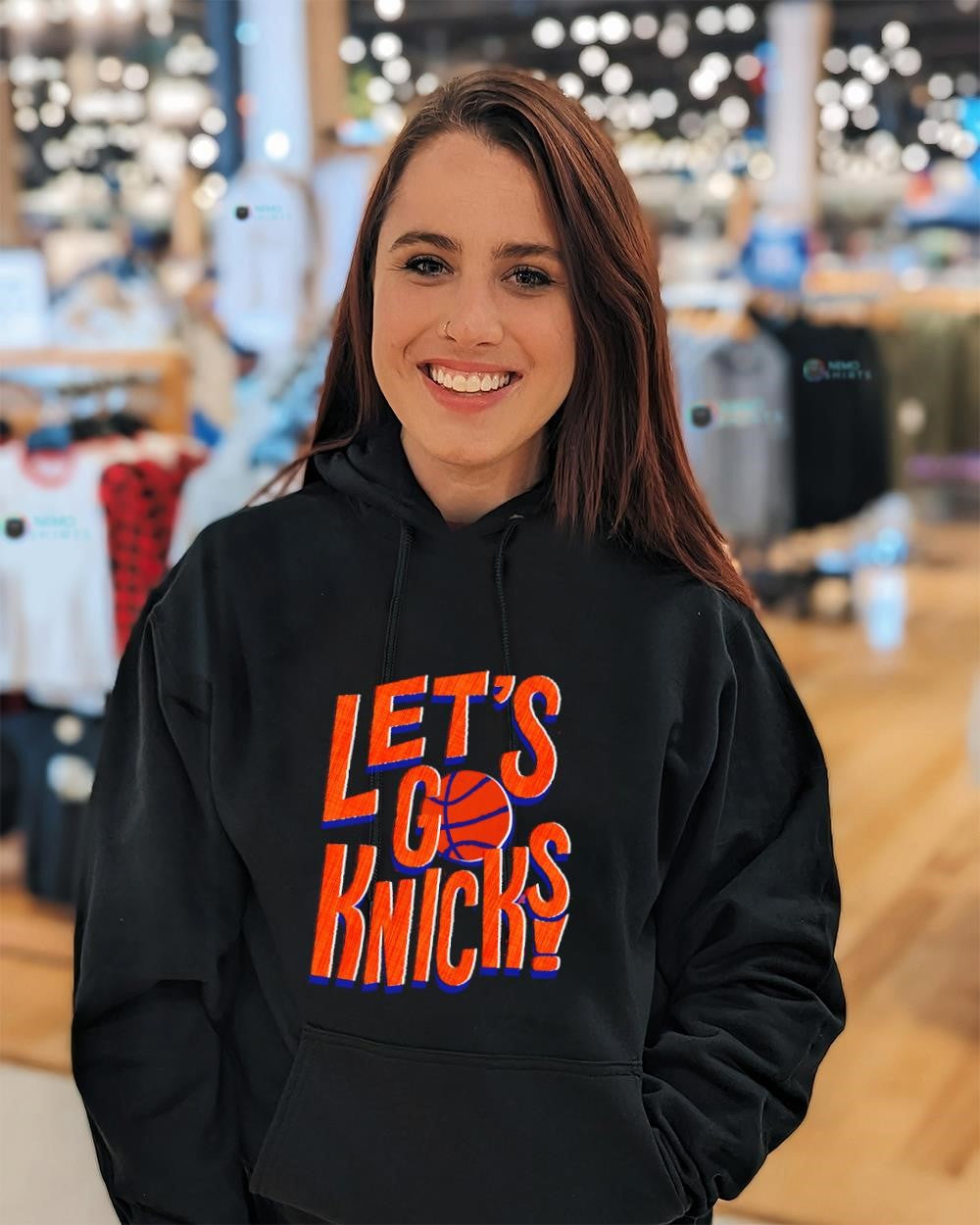 Let’s Go Knicks slogan shirt