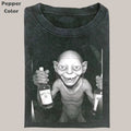 Lord of the Rings Vintage Tee, Party Hard Gollum T-Shirt, Meme Cringe Funny Dumb Shirts, Unisex Movie Shirt Menswear...