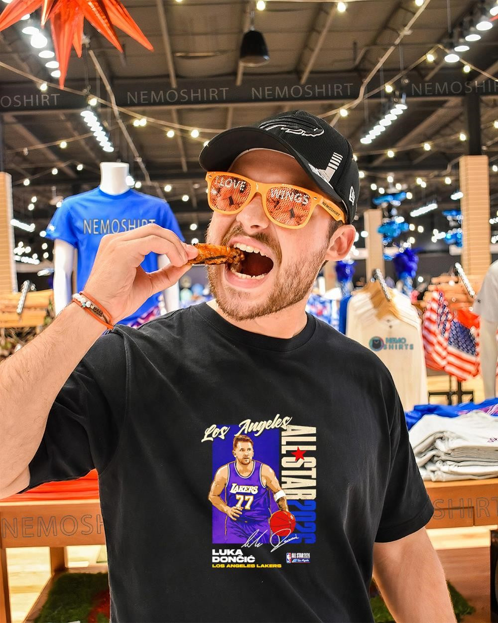 Luka Doncic Los Angeles Lakers 2026 NBA All-Star signature shirt