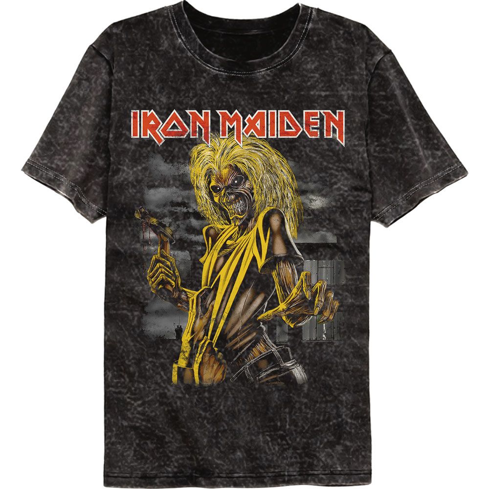 Iron Maiden Killers Cover Mineral Wash T-Shirt Hoodie, Sweatshirt | CiraTrend.com