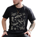 MAPTEES Sea Animals 90s Vintage Style Graphic Tee, Ocean Lovers T-shirt For Men, Retro Ocean Nature Shirt, Summer 2025...
