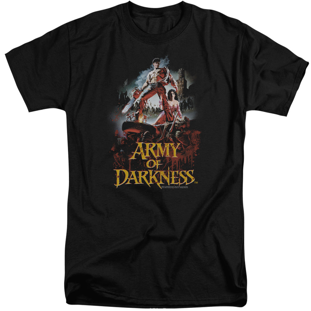 Army Of Darkness Bloody Poster Mens Tall T Shirt Black Hoodie, Sweatshirt | CiraTrend.com (Image 2)