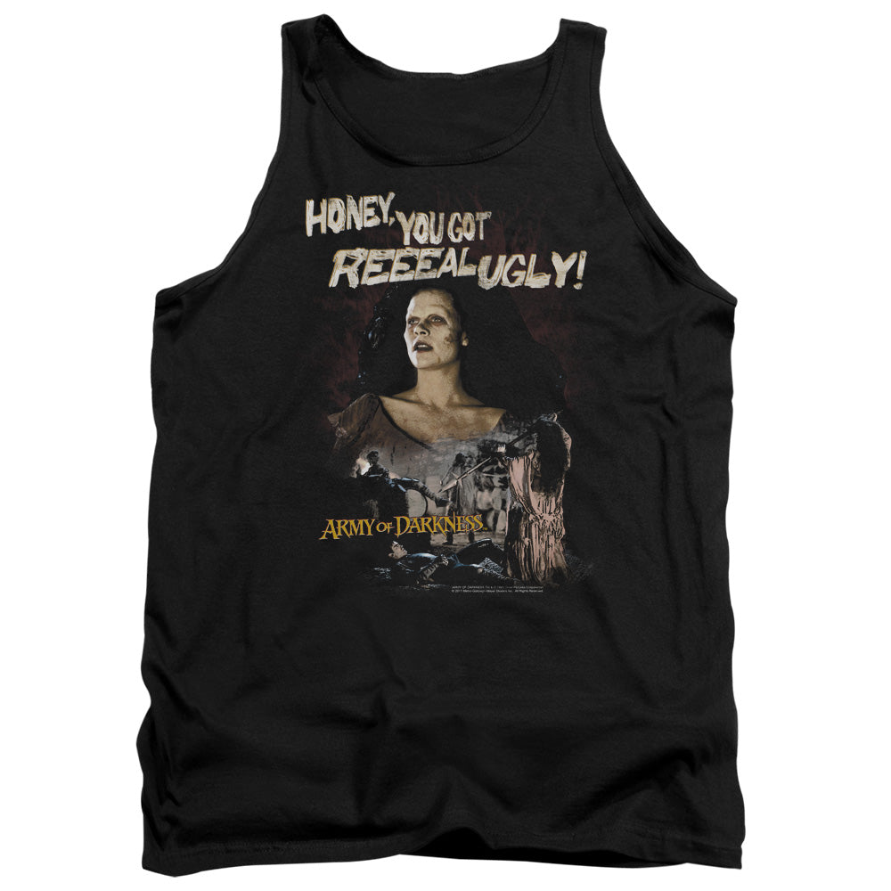 Army Of Darkness Reeeal Ugly! Mens Tank Top Shirt Black Hoodie, Sweatshirt | CiraTrend.com (Image 1)