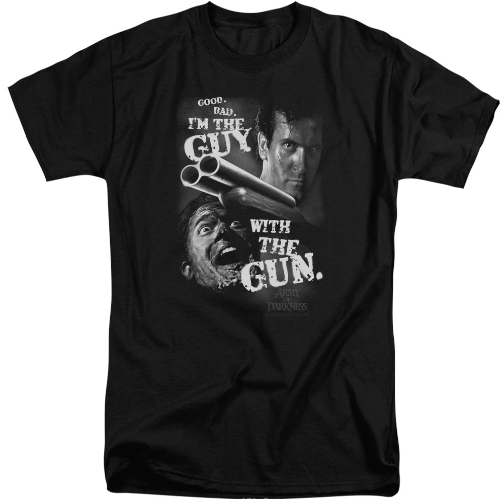 Army Of Darkness Guy With The Gun Mens Tall T Shirt Black Hoodie, Sweatshirt | CiraTrend.com (Image 2)
