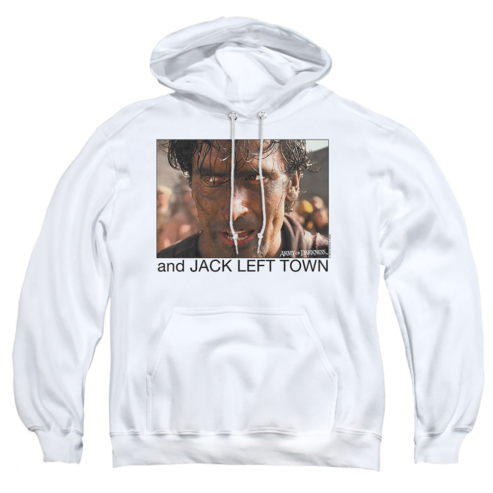Army Of Darkness Jack Left Town Mens Hoodie White T-Shirts, Sweatshirt | CiraTrend.com (Image 3)