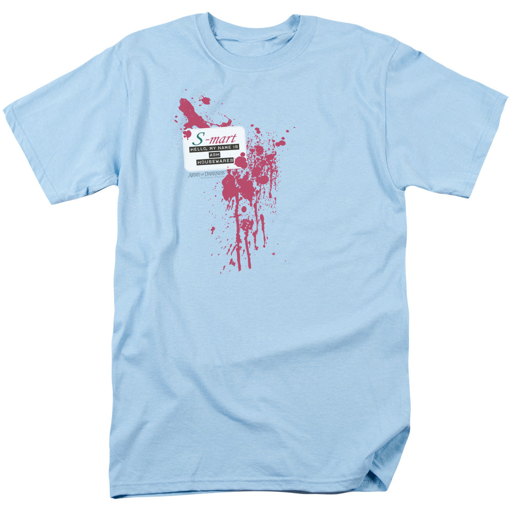 Army Of Darkness S-Mart Name Mens T Shirt Light Blue Hoodie, Sweatshirt | CiraTrend.com